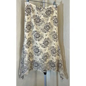 VTG Rabbit Rabbit Rabbit Designs Lace Midi Skirt - Made in USA - Size 10M